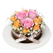 北海道小樽市小樽フラワーの花　フラワーケーキ（ピンク）